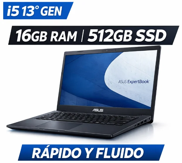 ASUS ExpertBook B1 – Laptop 14&amp;quot; Full HD, Intel Core i5, 16 GB RAM, 512 GB SSD, Windows 11 Pro